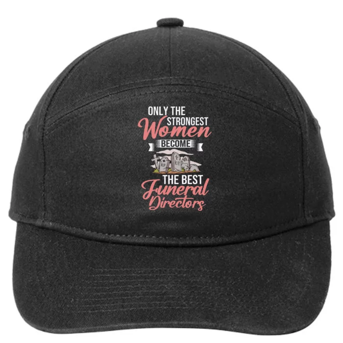 Tombstone Grave Funny Cemetery Funeral Director Mortician 7-Panel Snapback Hat