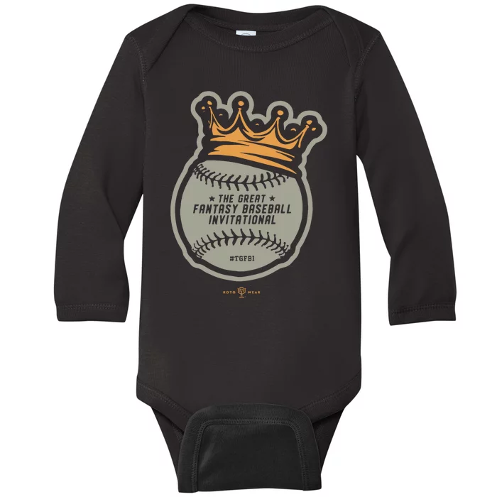 The Great Fantasy Baseball Invitational 2024 Baby Long Sleeve Bodysuit