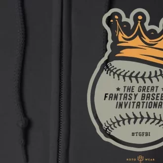 The Great Fantasy Baseball Invitational 2024 Full Zip Hoodie