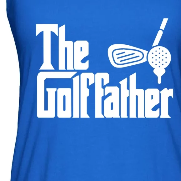 The Golffather Golf Father Funny Gift Ladies Essential Flowy Tank