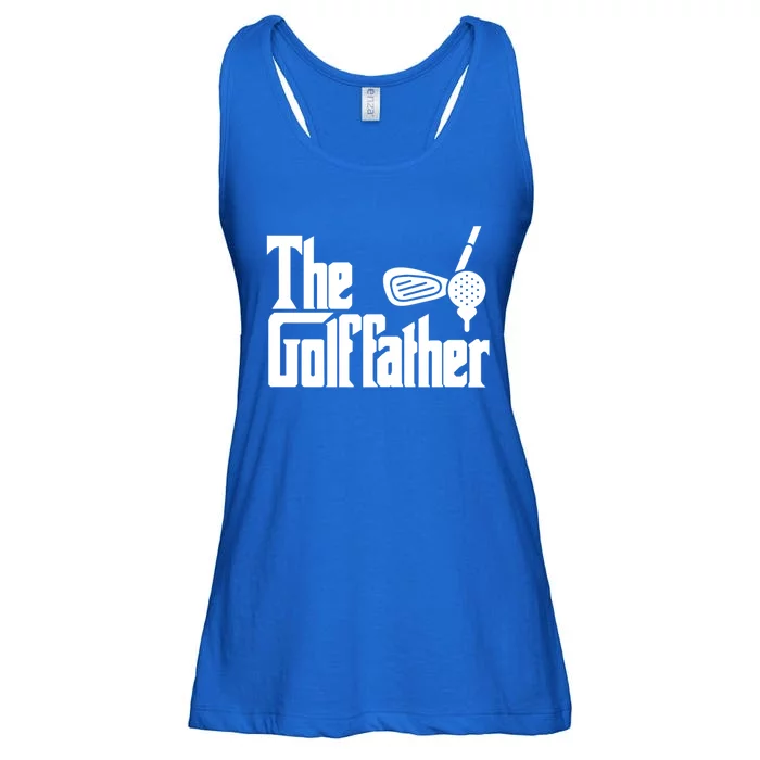 The Golffather Golf Father Funny Gift Ladies Essential Flowy Tank