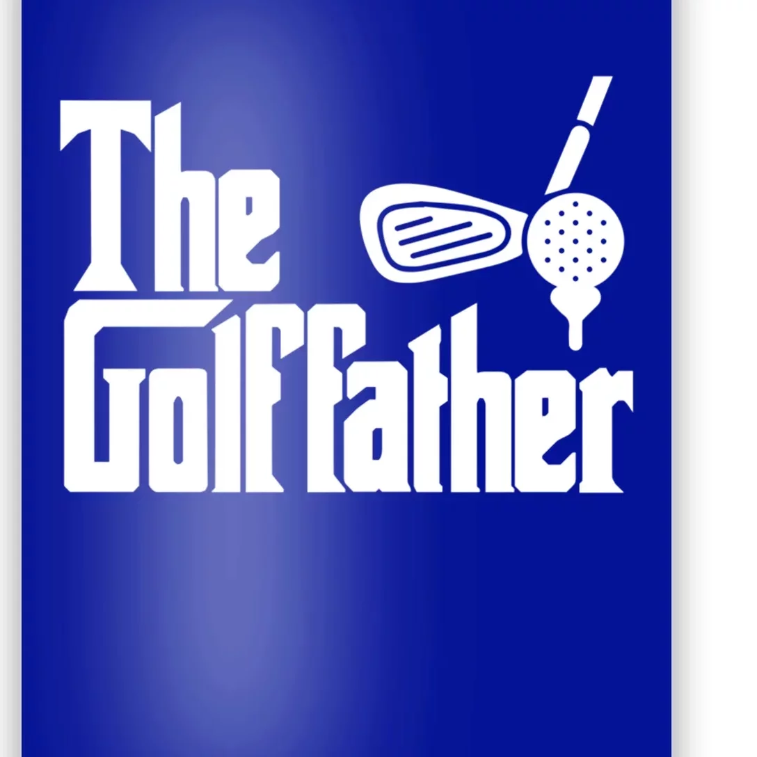 The Golffather Golf Father Funny Gift Poster