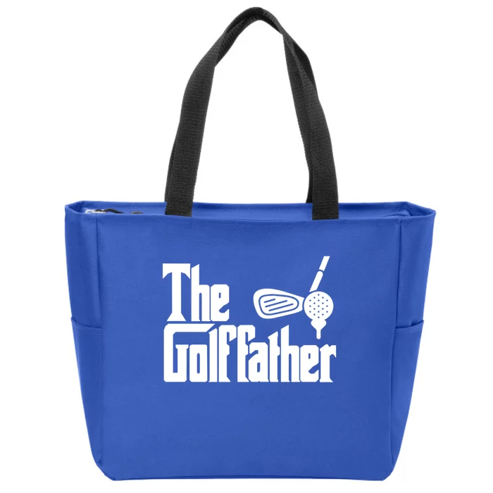 The Golffather Golf Father Funny Gift Zip Tote Bag