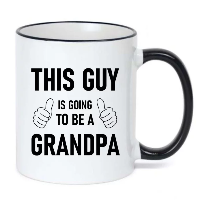 This Guy Going To Be Grandpa New Grandfather Fathers Day Black Color Changing Mug