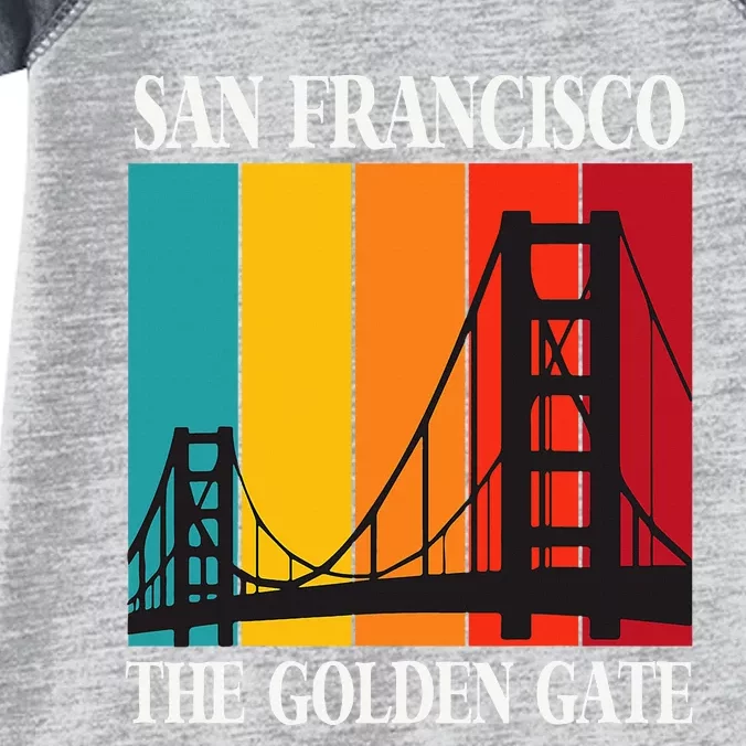 The Golden Gate Bridge From San Francisco California Infant Baby Jersey Bodysuit