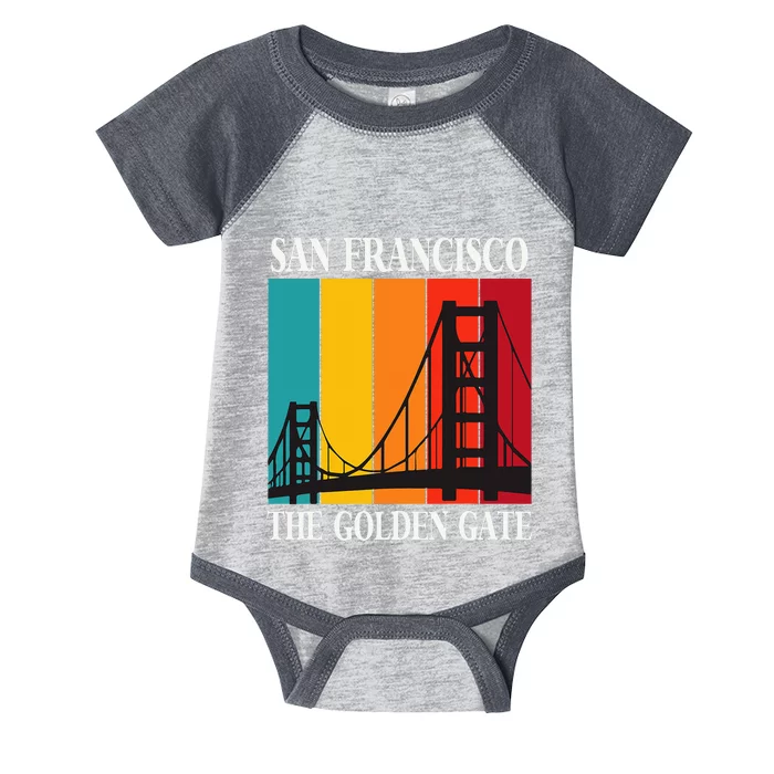 The Golden Gate Bridge From San Francisco California Infant Baby Jersey Bodysuit