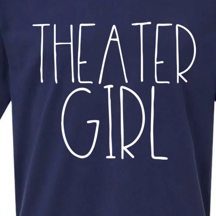 Theatre Great Gift Broadway Musical Fan Christmas Gift Cute Cute Gift Sueded Cloud Jersey T-Shirt