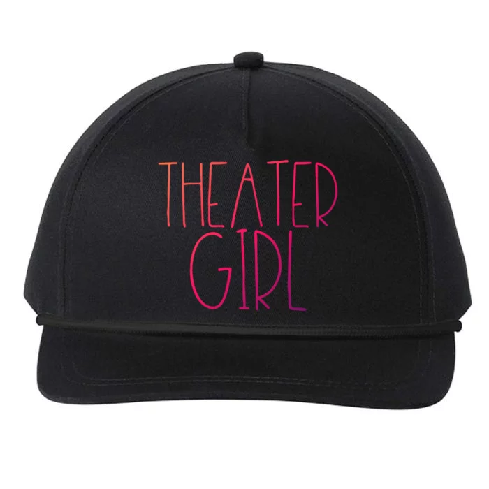 Theatre Great Gift Broadway Musical Fan Christmas Gift Cute Cute Gift Snapback Five-Panel Rope Hat