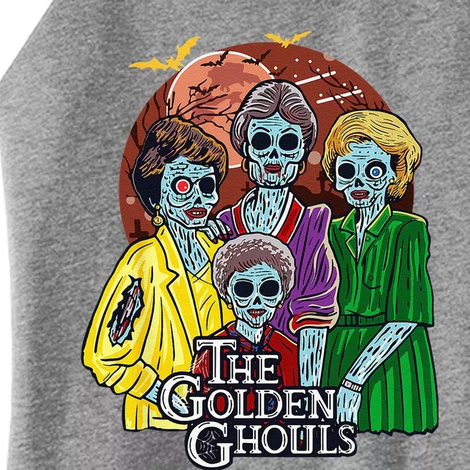 The Golden Ghouls Halloween Women’s Perfect Tri Rocker Tank