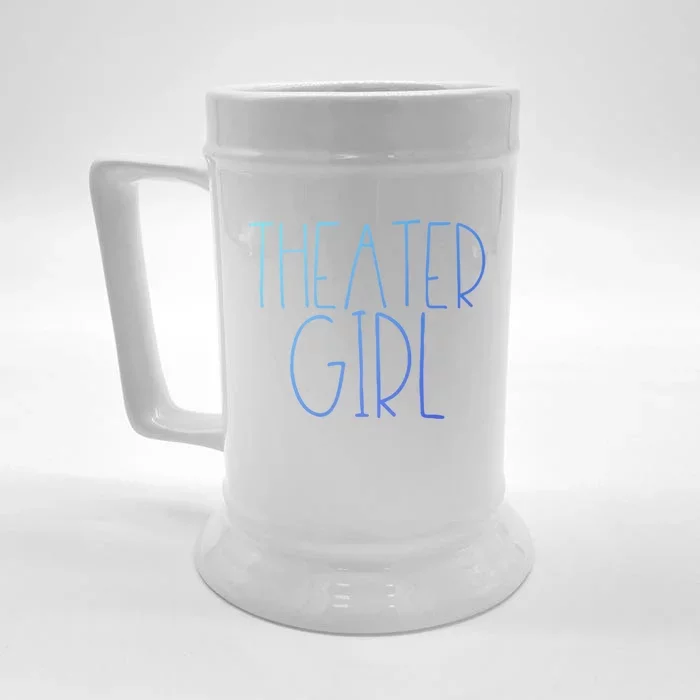 Theatre Great Gift Broadway Musical Fan Christmas Gift Cute Cute Gift Front & Back Beer Stein