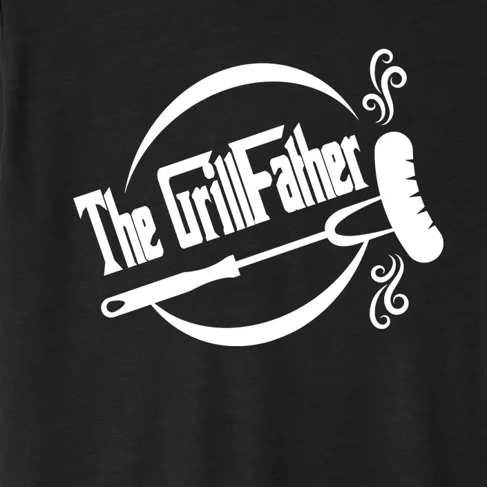 The Grillfather Godfather Fathers Day ChromaSoft Performance T-Shirt