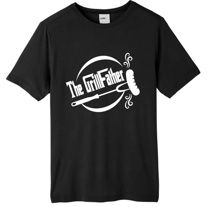 The Grillfather Godfather Fathers Day ChromaSoft Performance T-Shirt