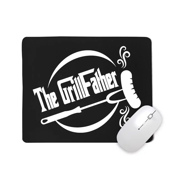 The Grillfather Godfather Fathers Day Mousepad