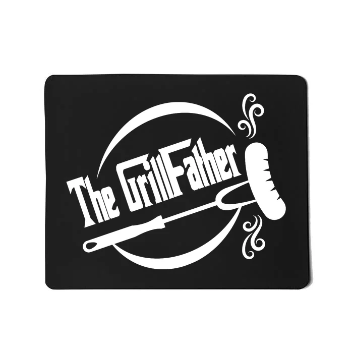 The Grillfather Godfather Fathers Day Mousepad