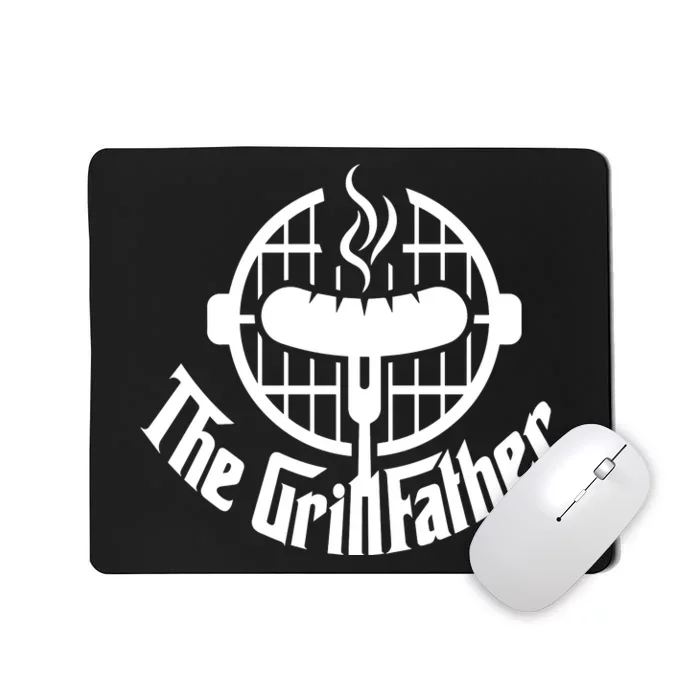 The Grillfather Godfather Fathers Day Mousepad