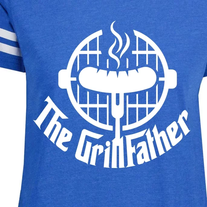 The Grillfather Godfather Fathers Day Enza Ladies Jersey Football T-Shirt