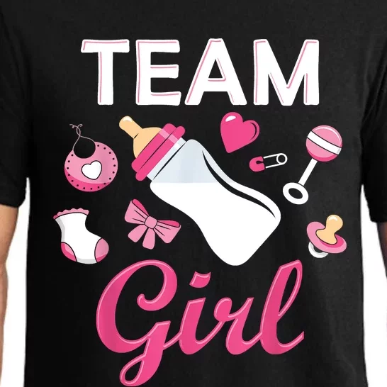 Team Girl Gender Reveal Party Team Pink Baby Announcement Pajama Set