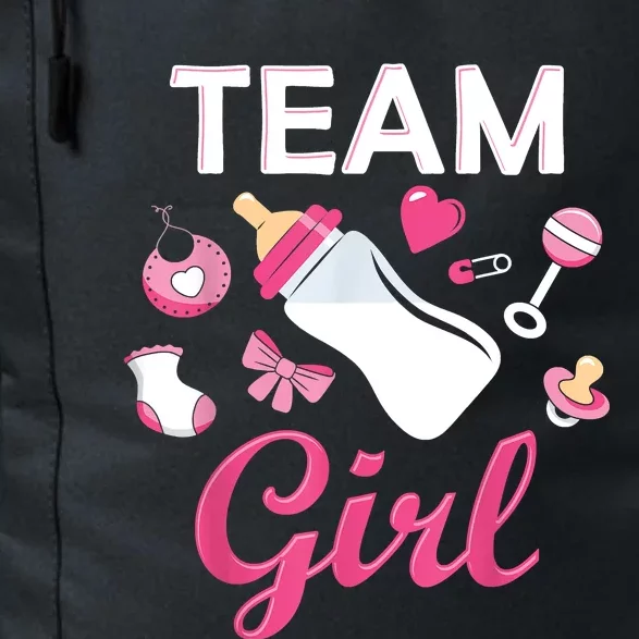 Team Girl Gender Reveal Party Team Pink Baby Announcement Daily Commute Backpack