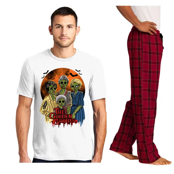 The Golden Ghoulds Hallloween Zombie Scary Spooky Vibes Pajama Set