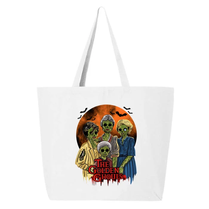 The Golden Ghoulds Hallloween Zombie Scary Spooky Vibes 25L Jumbo Tote