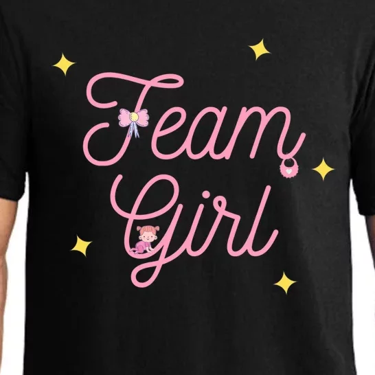 Team Girl Gender Reveal Party Team Pink Baby Announcement Pajama Set