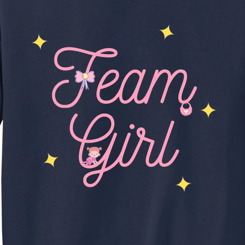 Team Girl Gender Reveal Party Team Pink Baby Announcement Sweatshirt