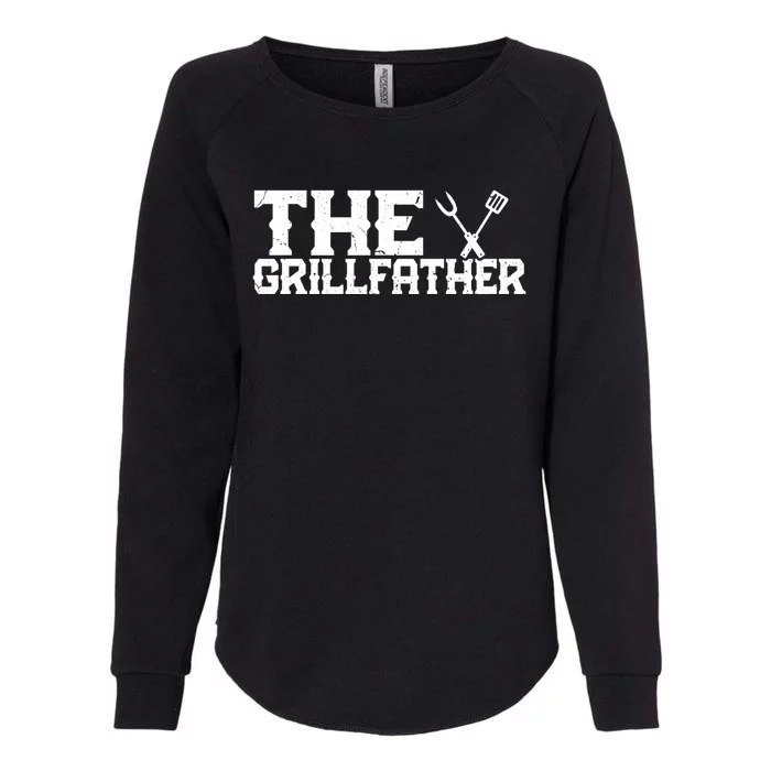 The Grillfather Gift Bbq Barbecue Lovers Grilling Grill Gift Womens California Wash Sweatshirt