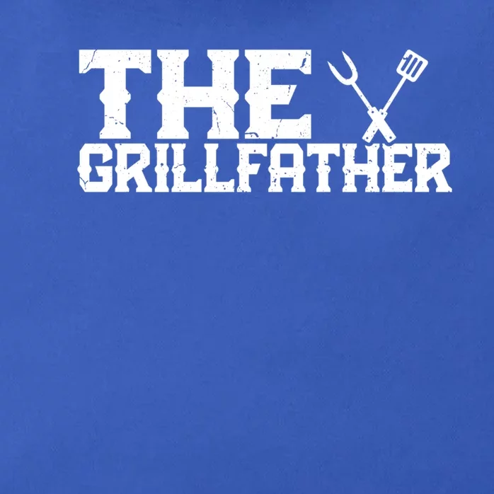 The Grillfather Gift Bbq Barbecue Lovers Grilling Grill Gift Zip Tote Bag