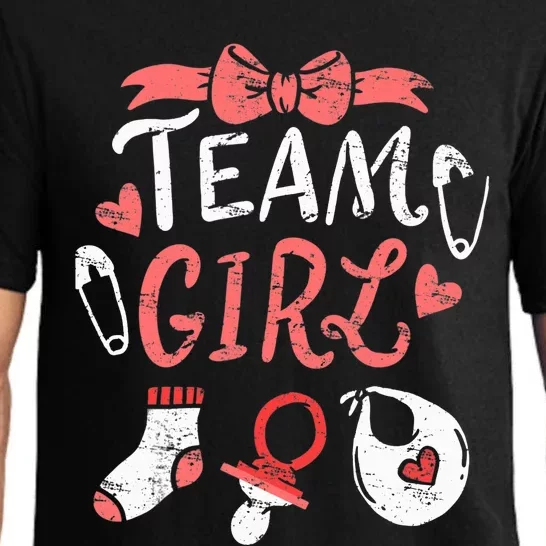 Team Girl Gender Reveal Party Team Pink Baby Announcement Pajama Set