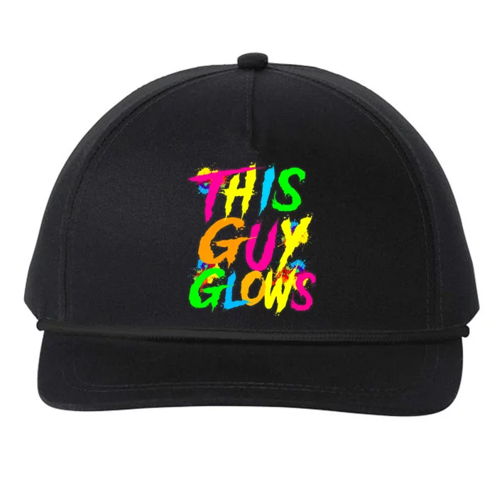 This Guy Glows Cute Party Team Snapback Five-Panel Rope Hat