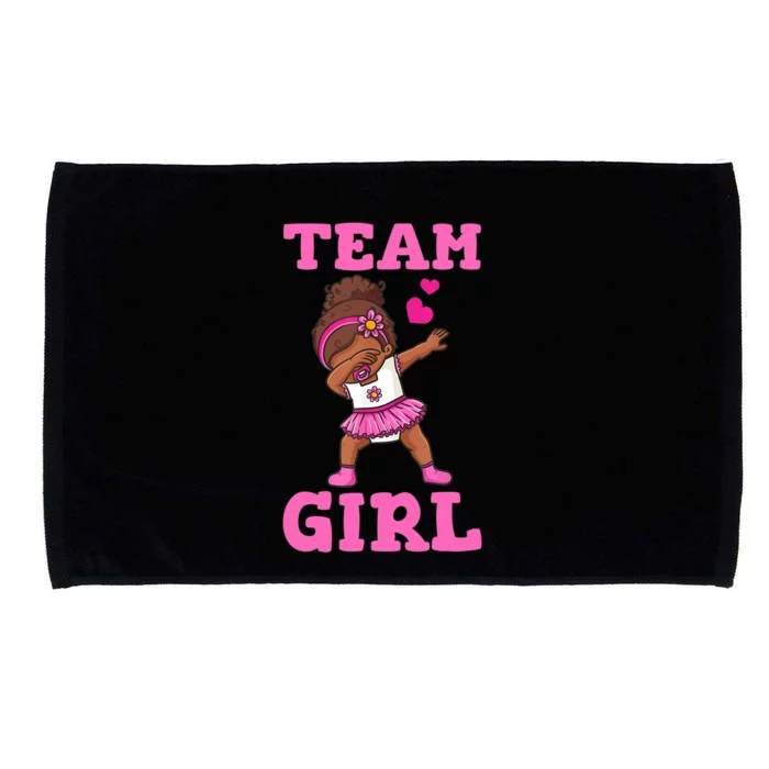 Team Girl Gender Reveal Party Team Pink Baby Announcement Microfiber Hand Towel