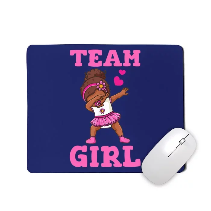 Team Girl Gender Reveal Party Team Pink Baby Announcement Mousepad