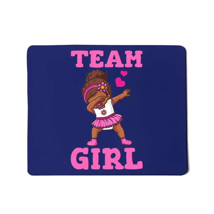 Team Girl Gender Reveal Party Team Pink Baby Announcement Mousepad