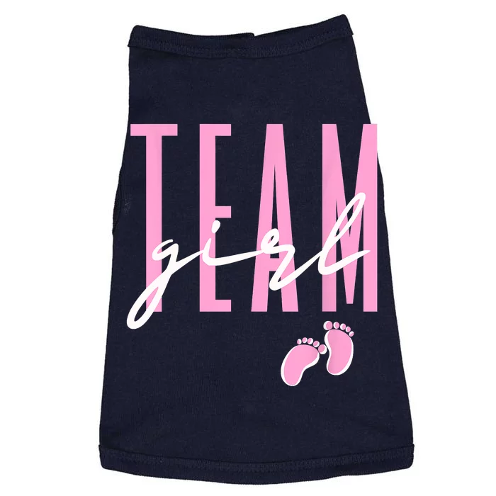 Team Girl Gender Reveal Baby Shower Pink Or Blue Doggie Tank