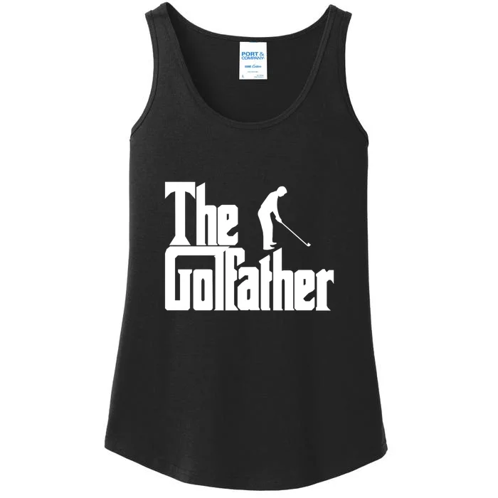 The Golfather (Golf Father) Father's Day Gift For Dad Ladies Essential Tank