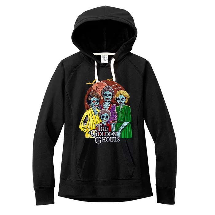 The Golden Ghouls Halloween Women's Fleece Hoodie