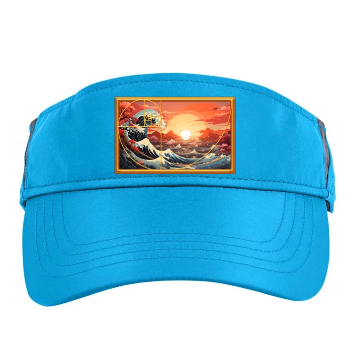 The Great Golden Ratio Wave Adult Drive Performance Visor