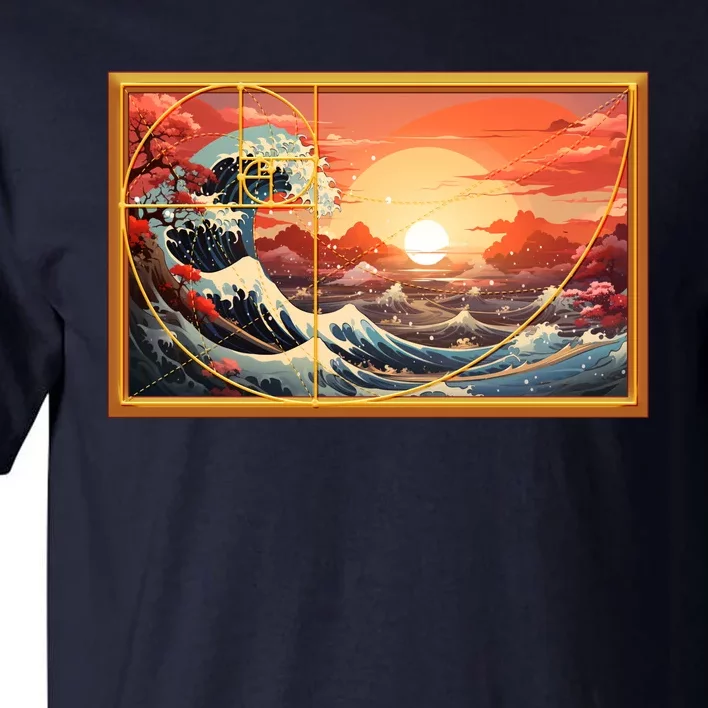 The Great Golden Ratio Wave Tall T-Shirt