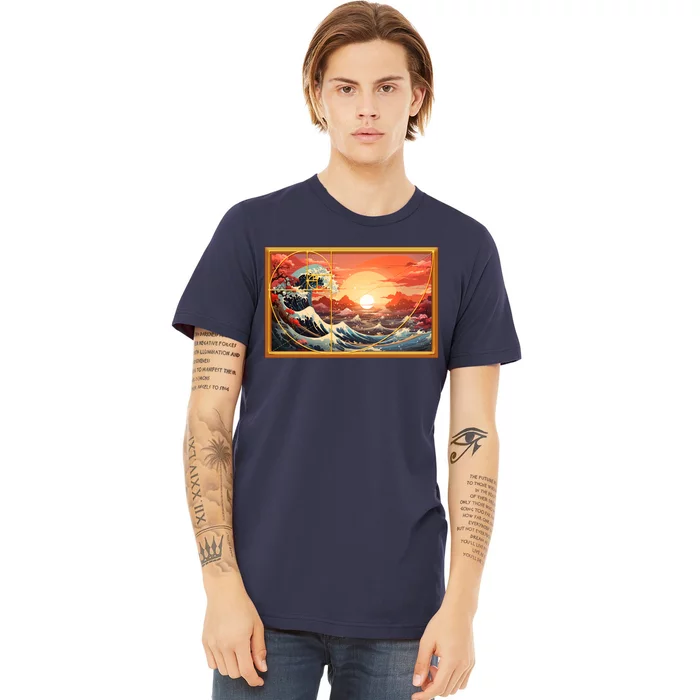 The Great Golden Ratio Wave Premium T-Shirt