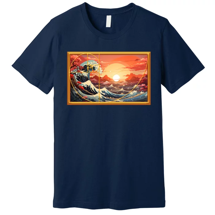 The Great Golden Ratio Wave Premium T-Shirt