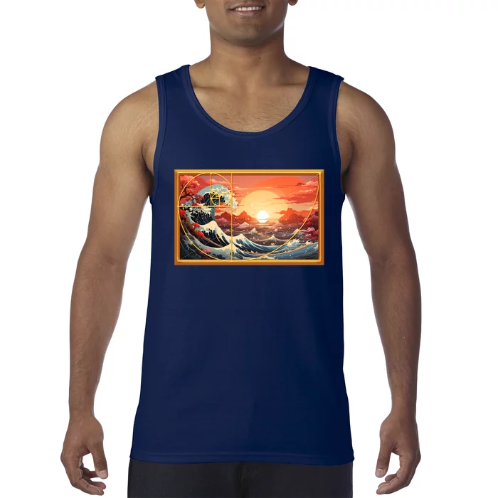 The Great Golden Ratio Wave Tank Top