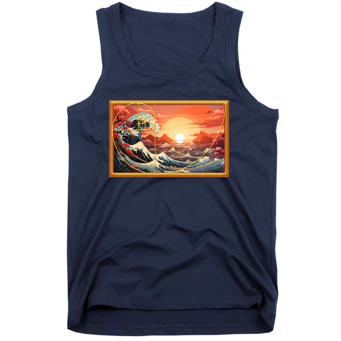 The Great Golden Ratio Wave Tank Top