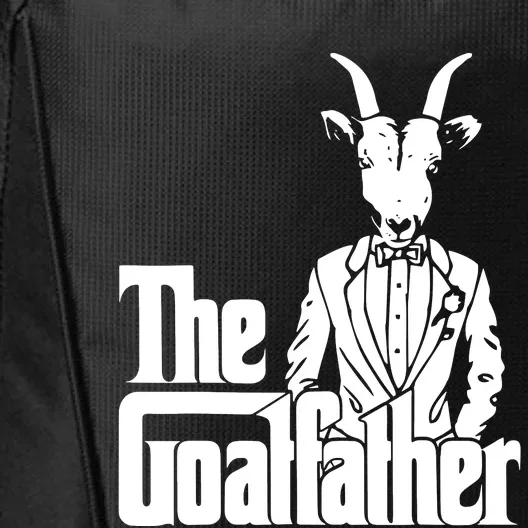 The Goatfather Goat Lover Animal Fun Gift City Backpack