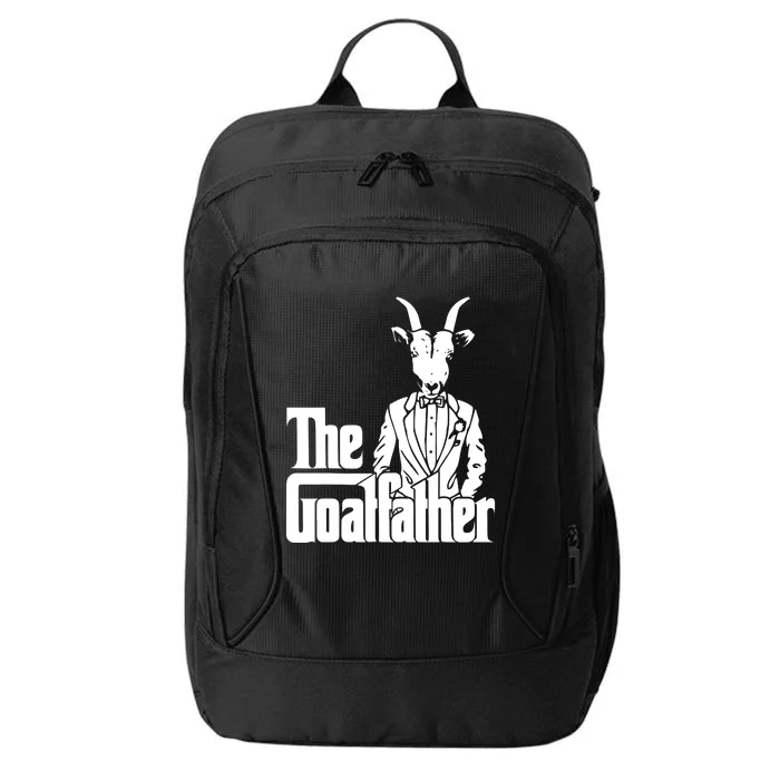 The Goatfather Goat Lover Animal Fun Gift City Backpack