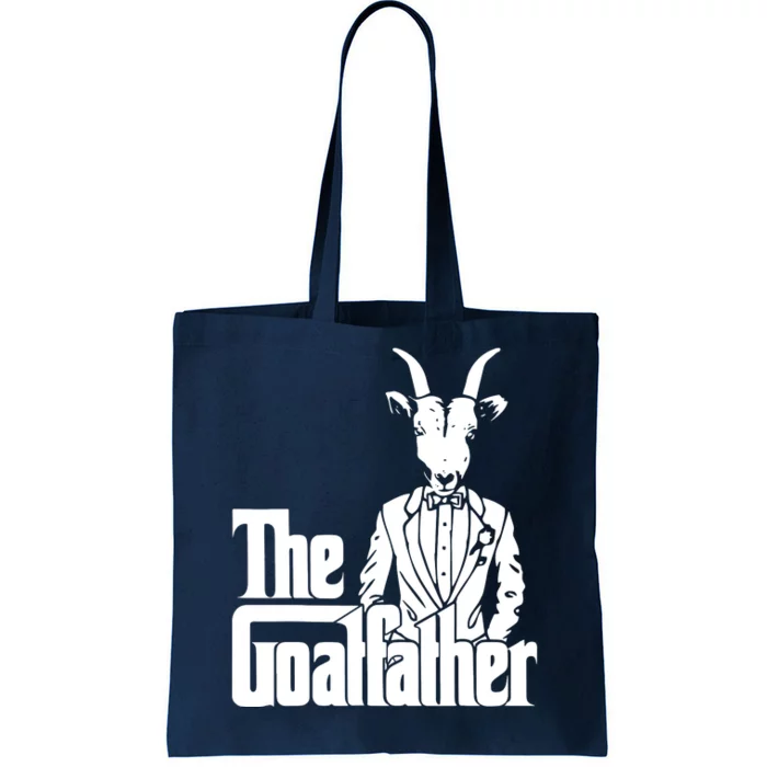 The Goatfather Goat Lover Animal Fun Gift Tote Bag