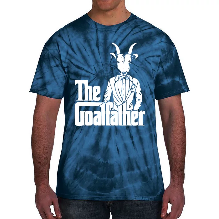 The Goatfather Goat Lover Animal Fun Gift Tie-Dye T-Shirt