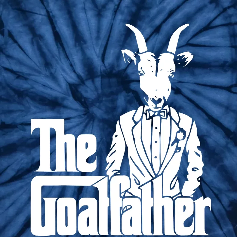 The Goatfather Goat Lover Animal Fun Gift Tie-Dye T-Shirt