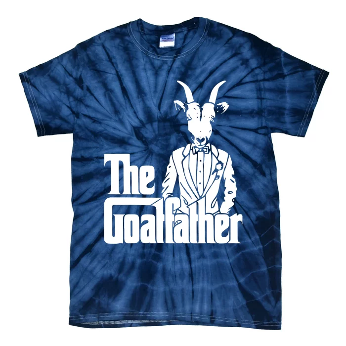 The Goatfather Goat Lover Animal Fun Gift Tie-Dye T-Shirt