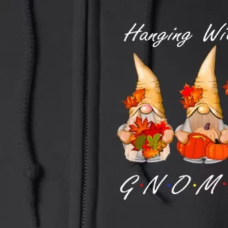 Thanksgiving Gnome Gnomies Lover Full Zip Hoodie