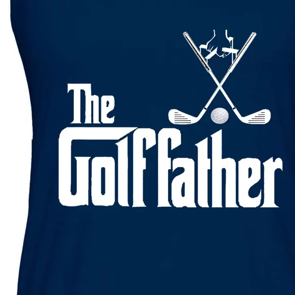 The Golffather Golf Father Funny Golfing Fathers Day Ladies Essential Flowy Tank